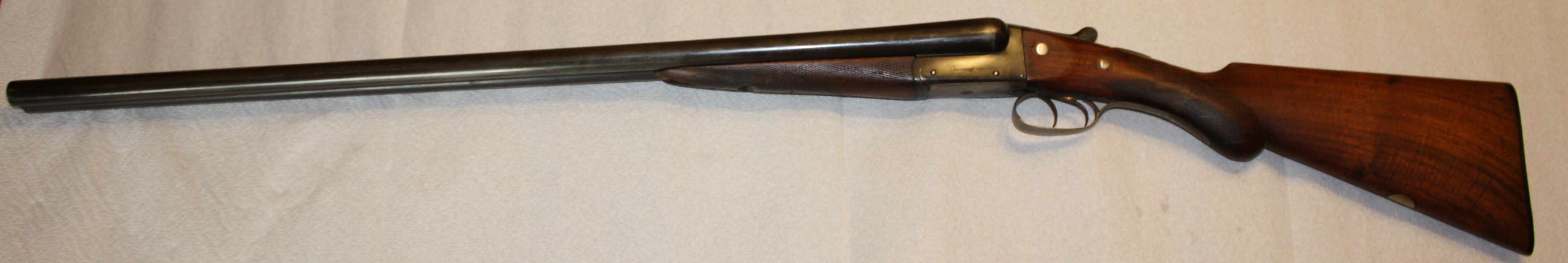 Hubert Brooks' Clabrough & Johnstone English 12 Gauge Double Barrel Shotgun